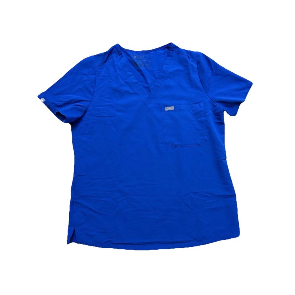 Figs Scrubs Women Technical Collection Set Joggers L top/LP bottom Navy Blue